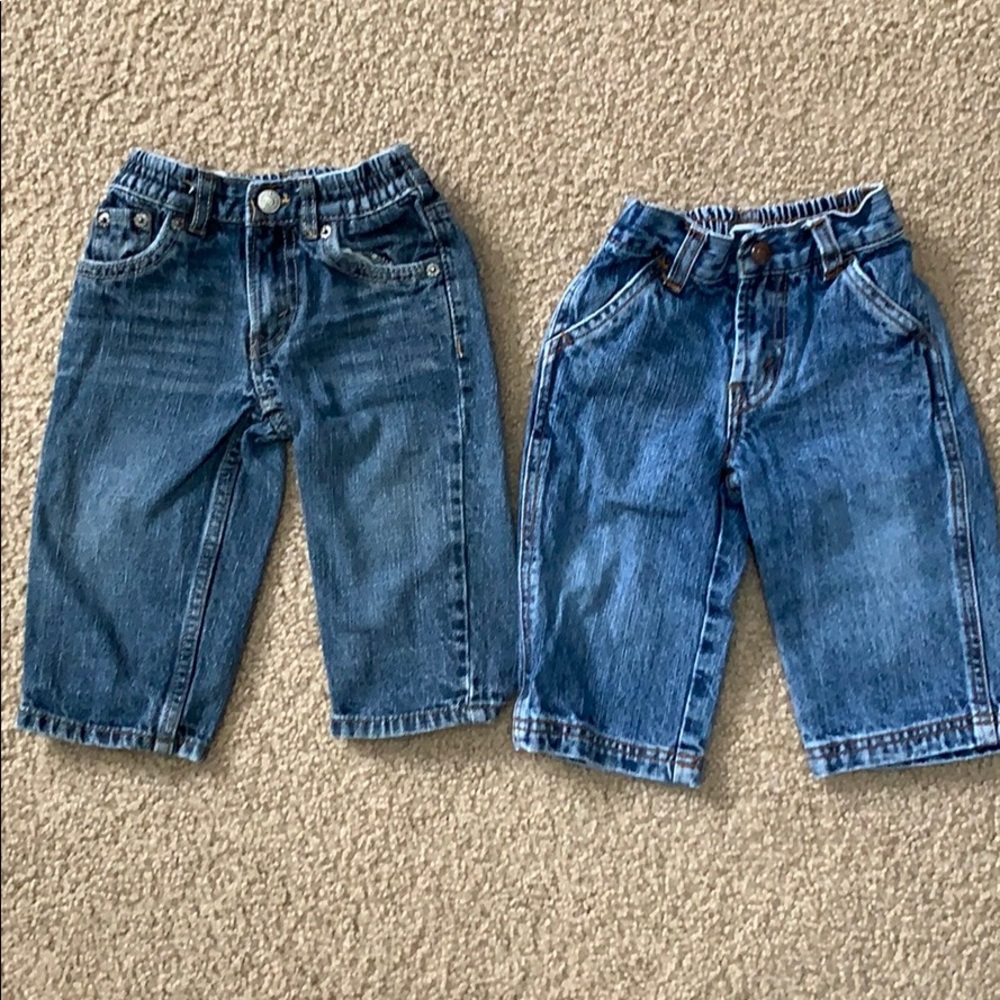 Two Pairs 12M Levi’s Jeans